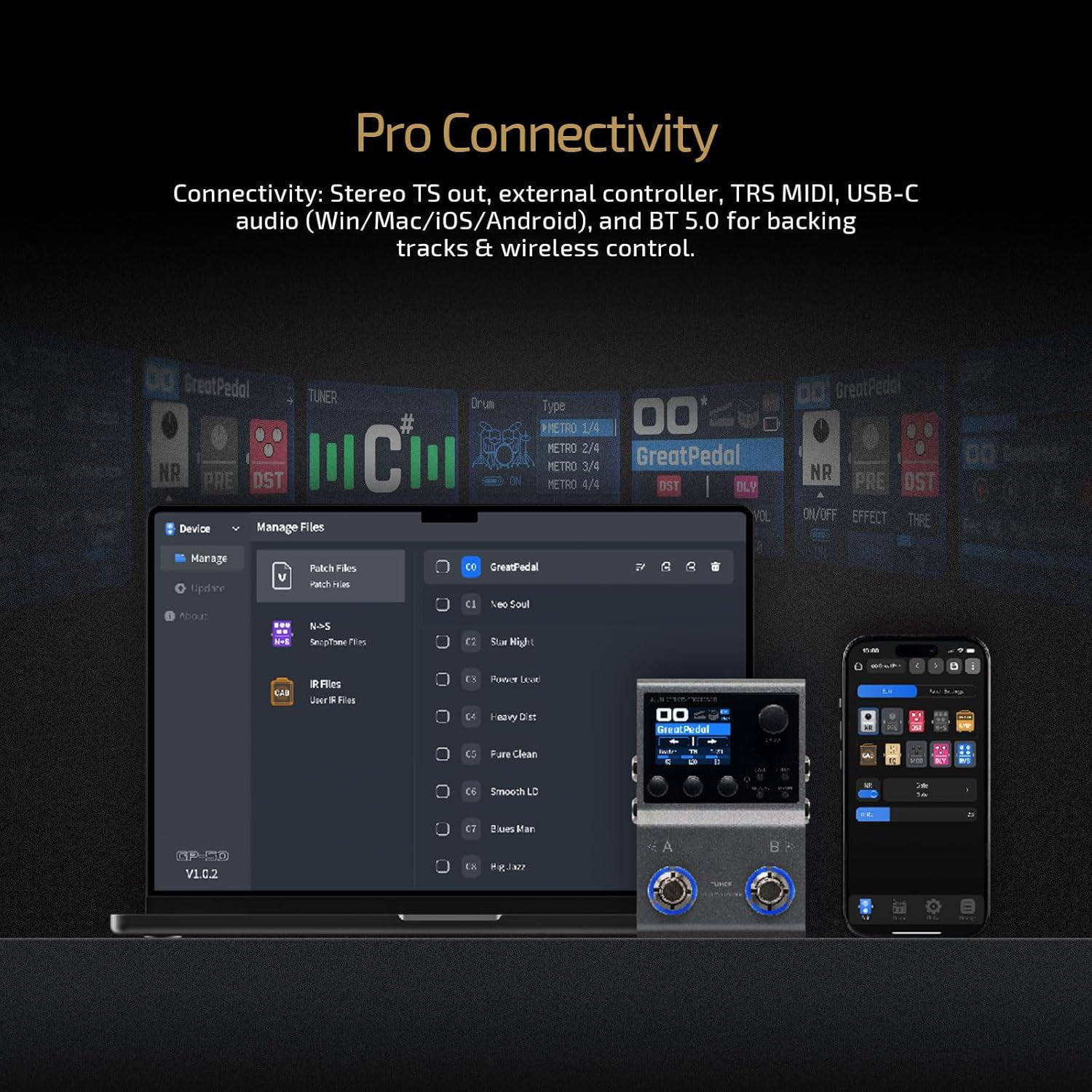 Multifunctional effect processor