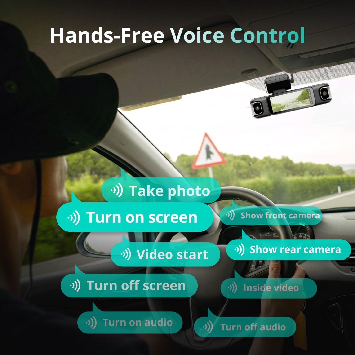 4-Channel 3K Dash Cam – 560° Full Coverage Recording System