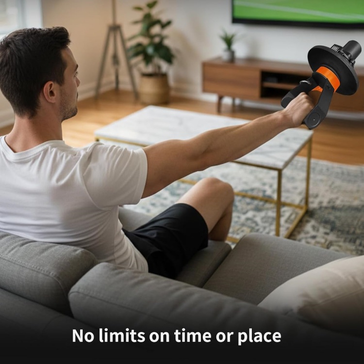 Wrist & Forearm Strengthener – 2″ Olympic Plate Loadable, Metal Knurled Handle, Barbell Collar Included