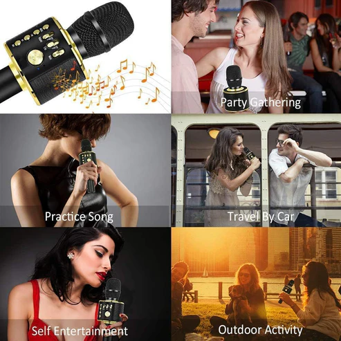 Wireless Bluetooth Karaoke Microphone