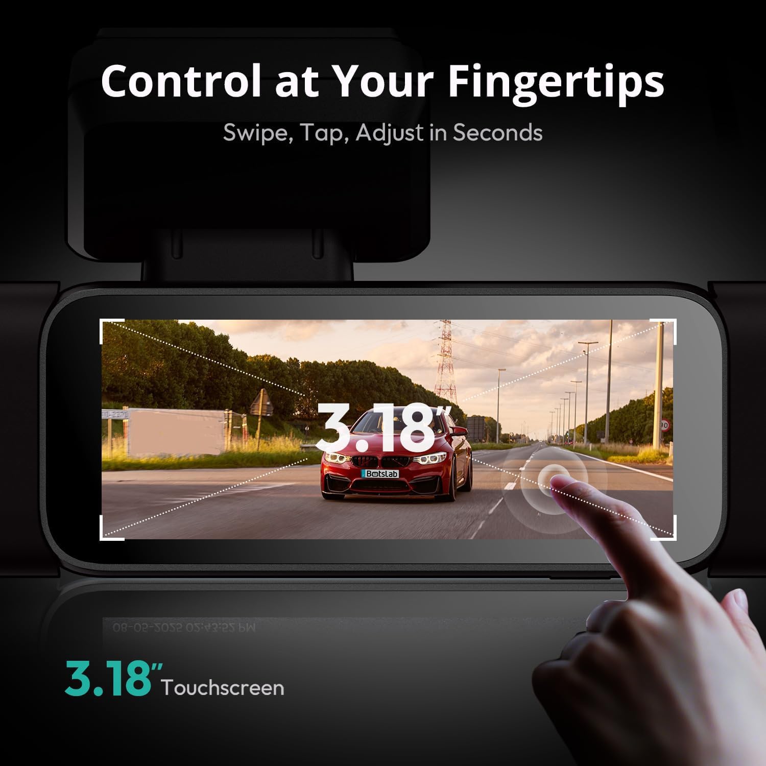 4-Channel 3K Dash Cam – 560° Full Coverage Recording System
