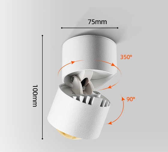 Sunset Wall Washer Light – Adjustable LED Spot Lamp for Living Room, Bedroom & Commercial Ambiance