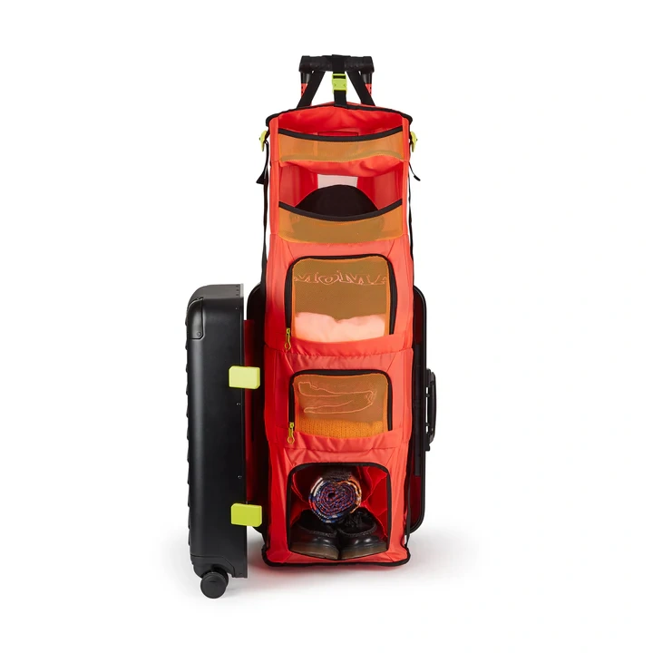 THE CARRY-ON WITH A CLOSET INSIDE – Patented 6‑Shelves, No More Unpacking