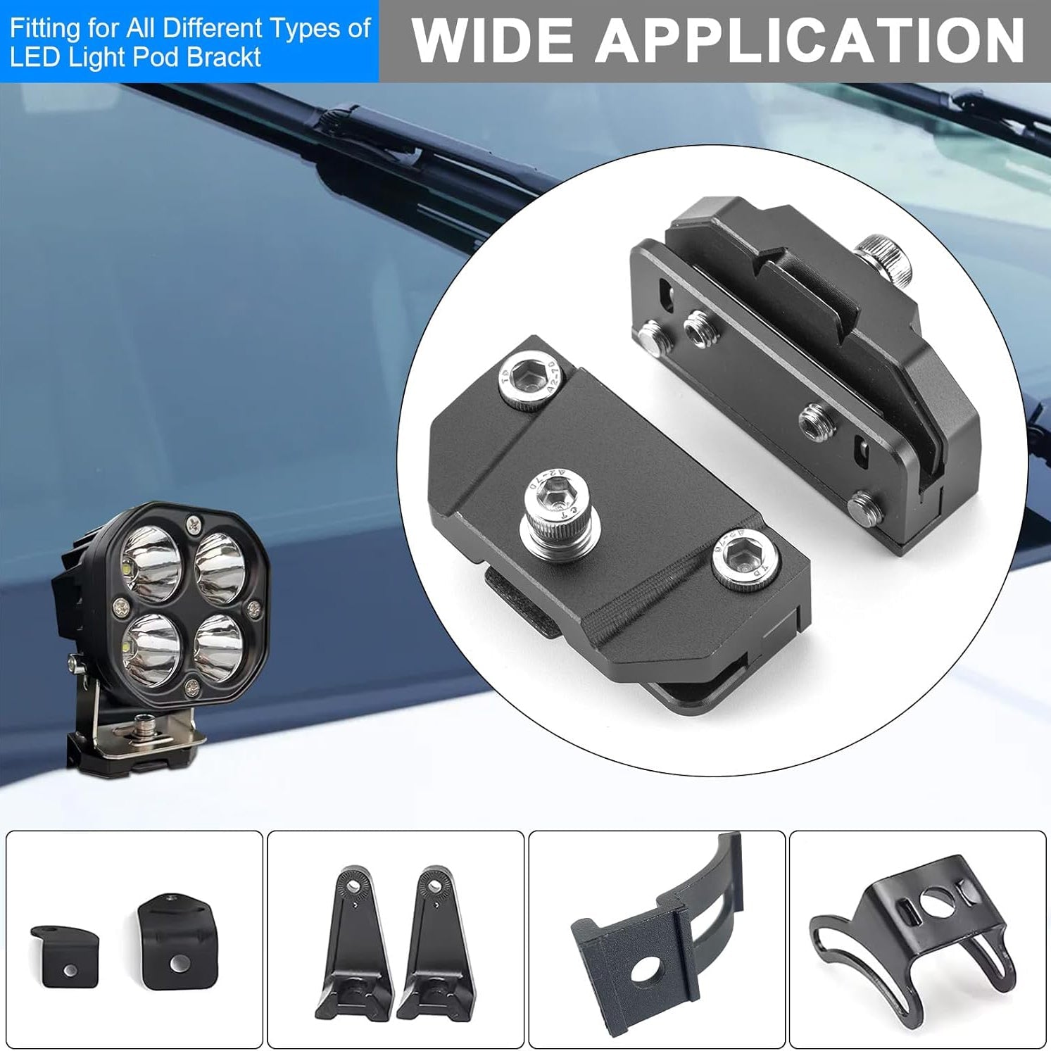 Universal Rail Clamp Mount Bracket