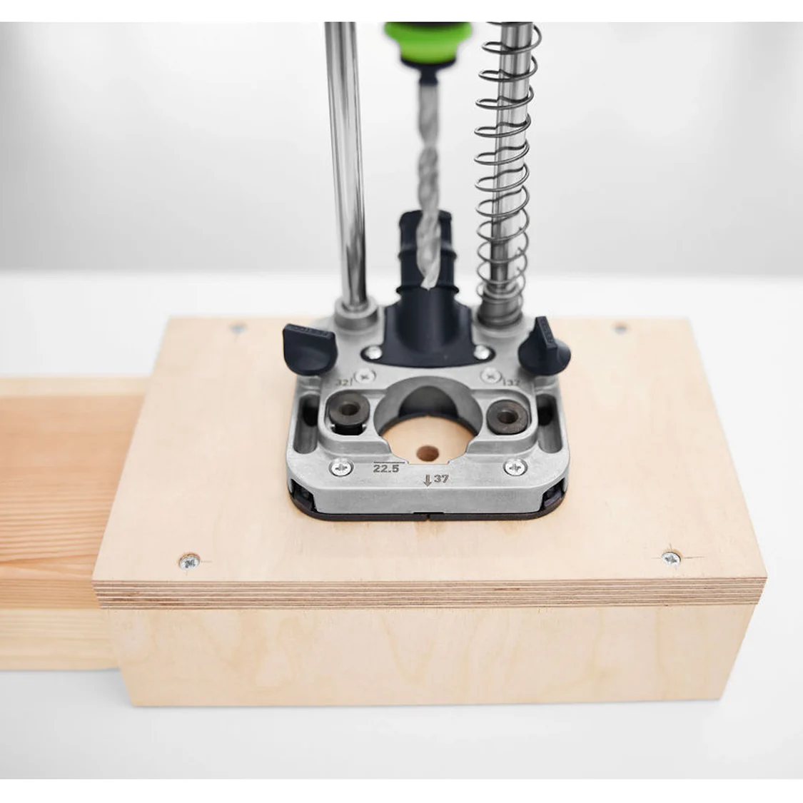 Mobile Drilling Attachment – Convert Your Drill into a Precision Guide, 90° Holes, 2″ Depth, Dust Extraction