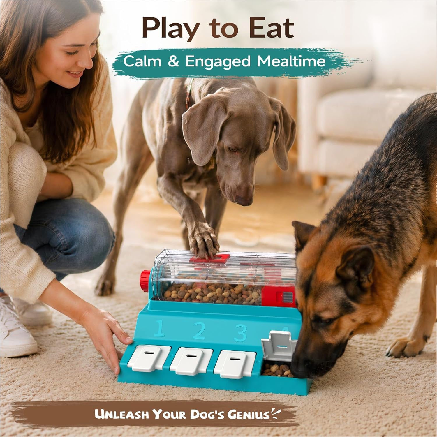 Dog Puzzle Toy & Slow Feeder