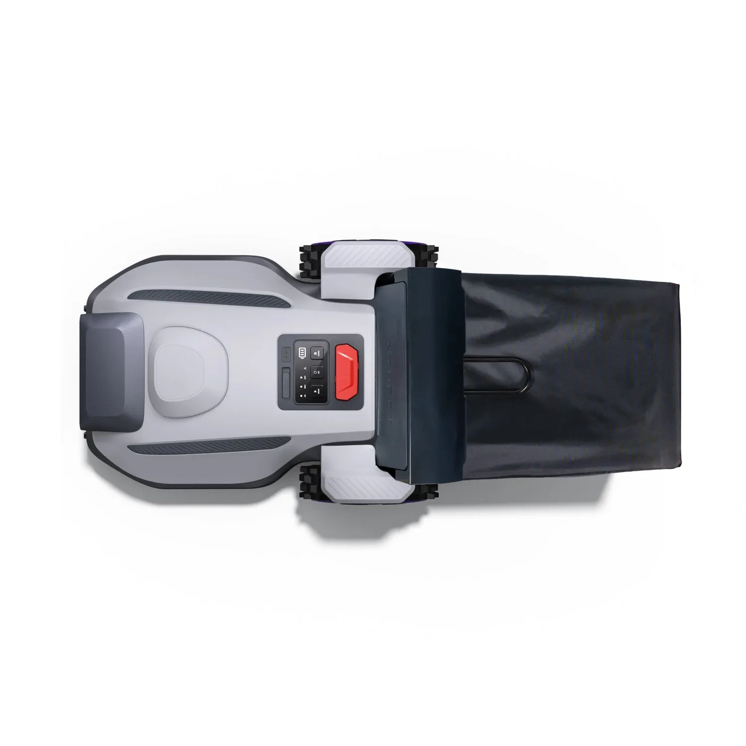 Robotic lawn mower with rear collection bag