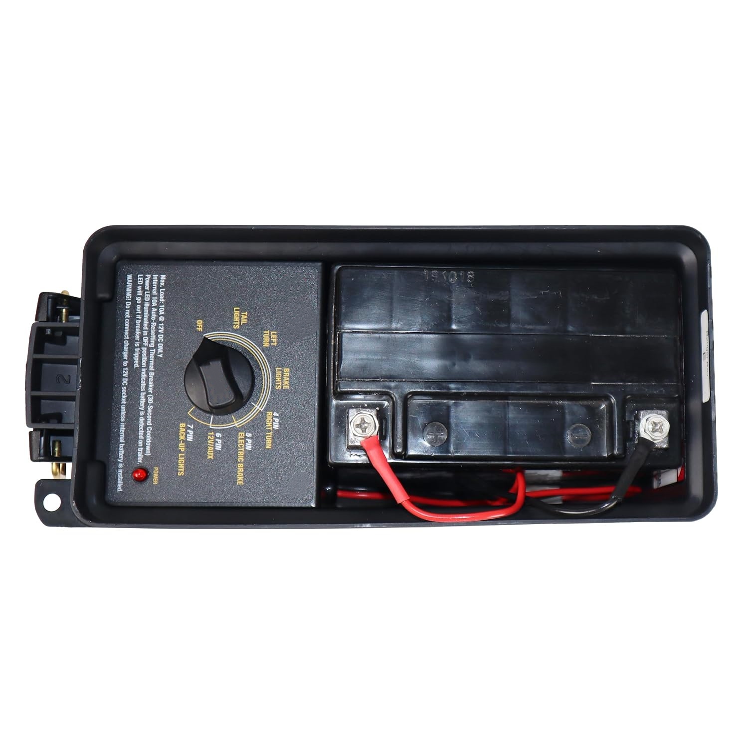 Portable Trailer Light Tester – 7-Way + 4/5/6-Pin Adapter, Battery-Powered, Water-Resistant