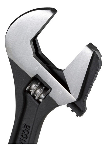 Detail view of the adjustable wrench and socket tool set