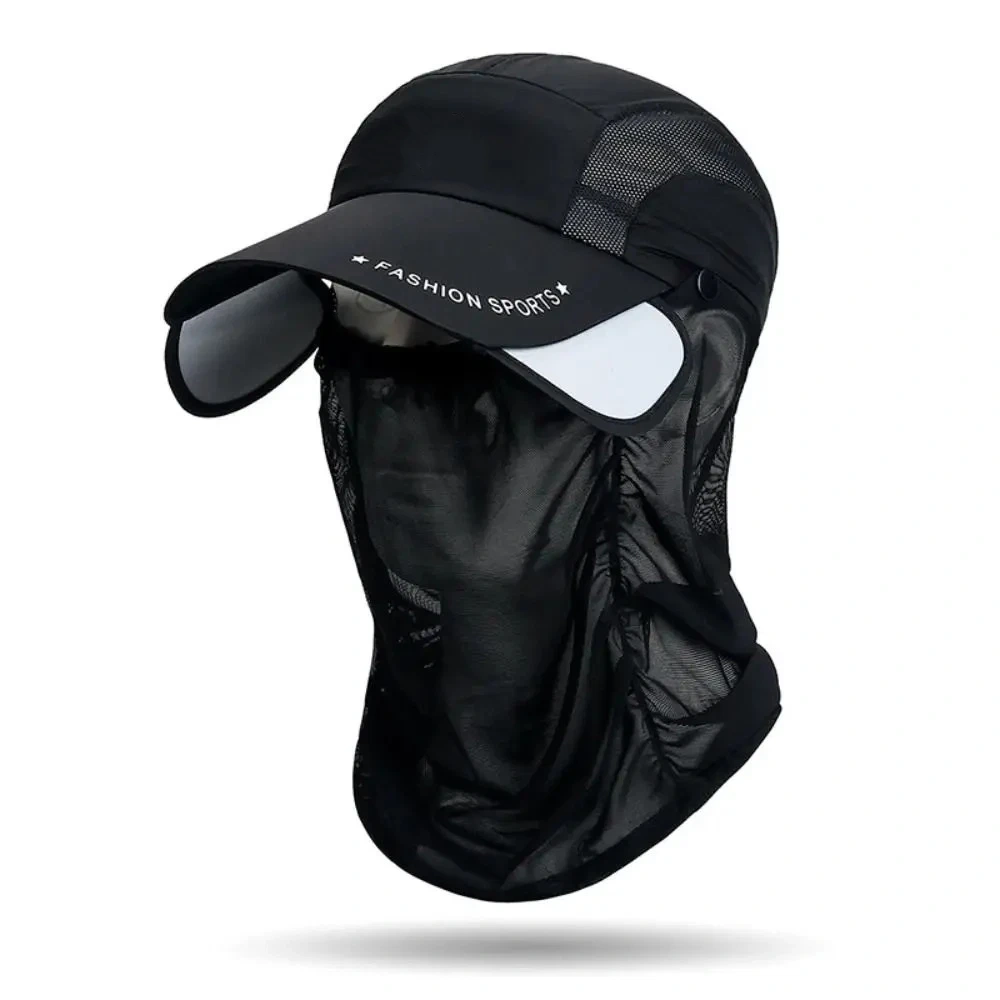 Retractable Brim Sun Hat – UPF 50+ UV Protection, Neck Flap, Breathable, for Fishing, Hiking & Outdoor Work