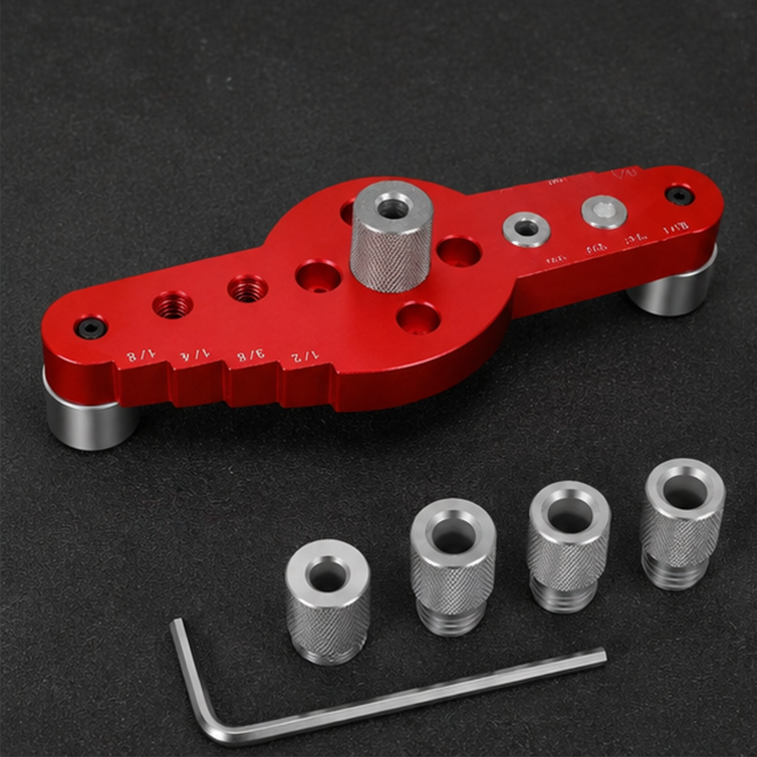 Vertical angled hole positioner