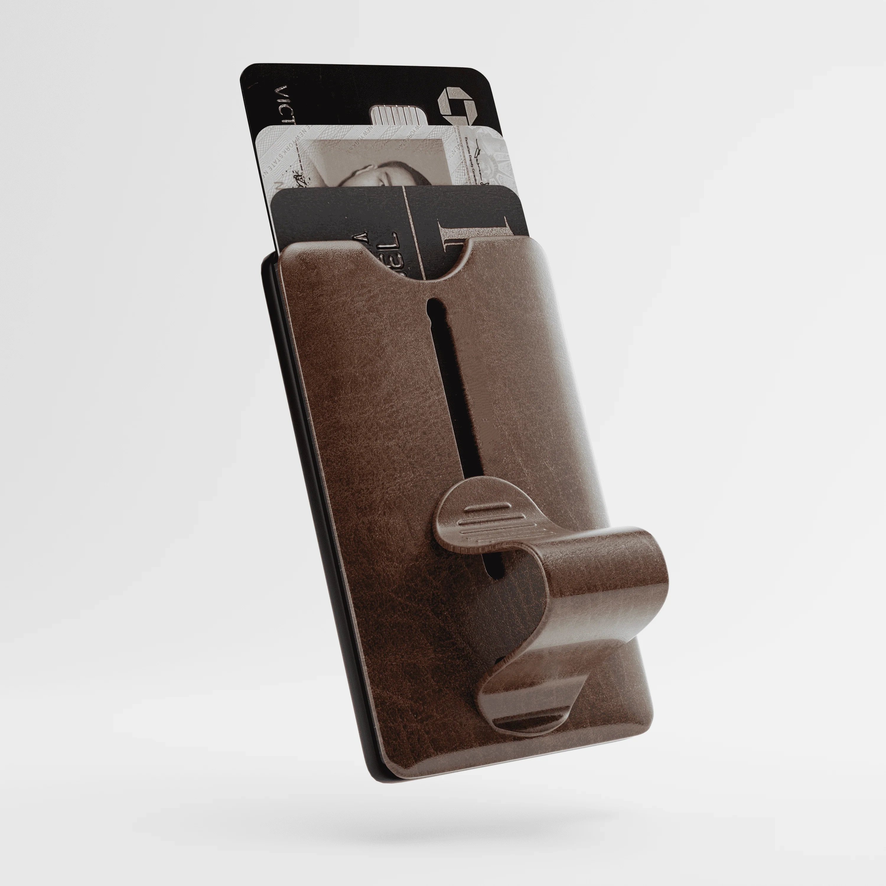Wallet with MagSafe Compatibility – Holds 3 Cards, Finger Loop & Kickstand, RFID Blocking, Waterproof