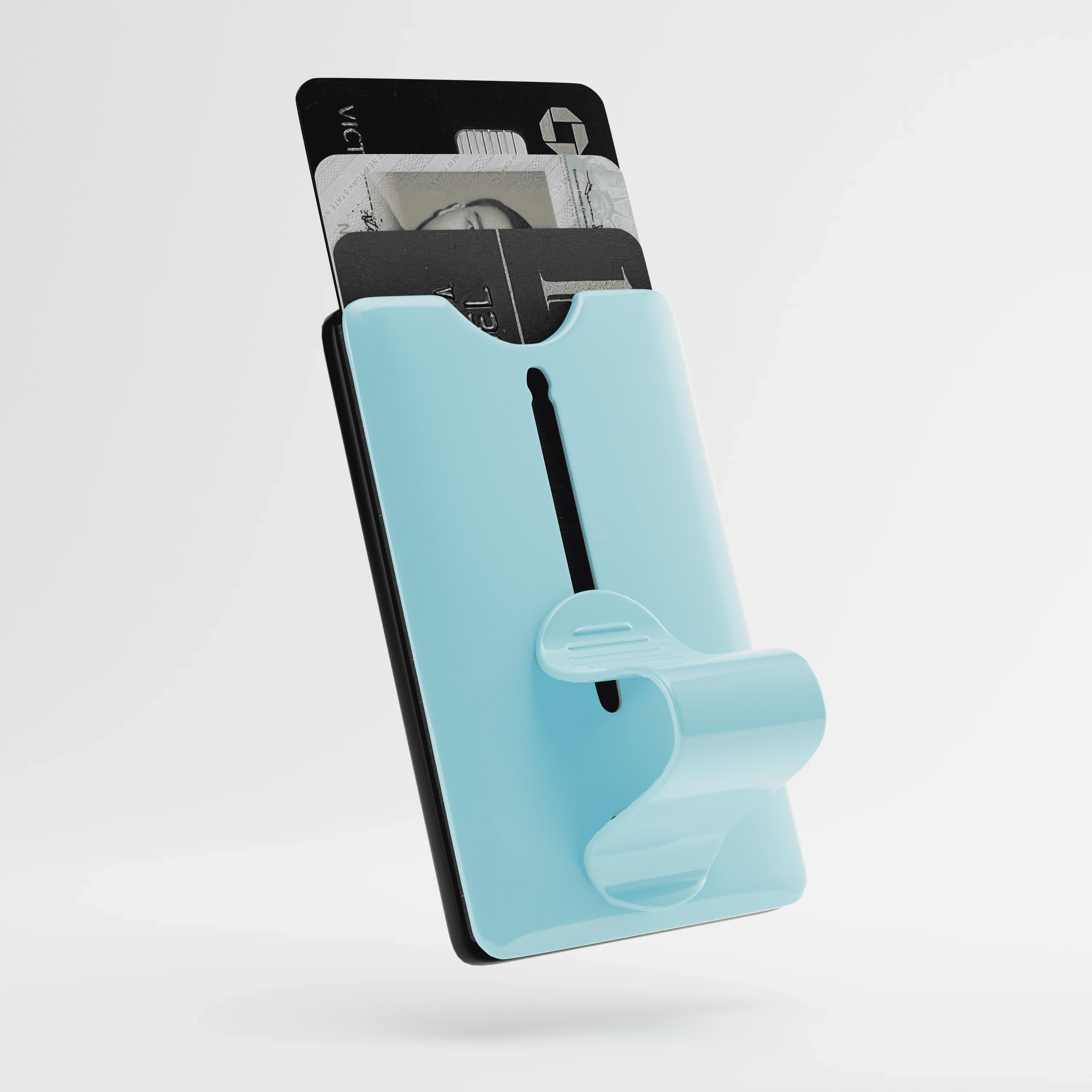 Wallet with MagSafe Compatibility – Holds 3 Cards, Finger Loop & Kickstand, RFID Blocking, Waterproof