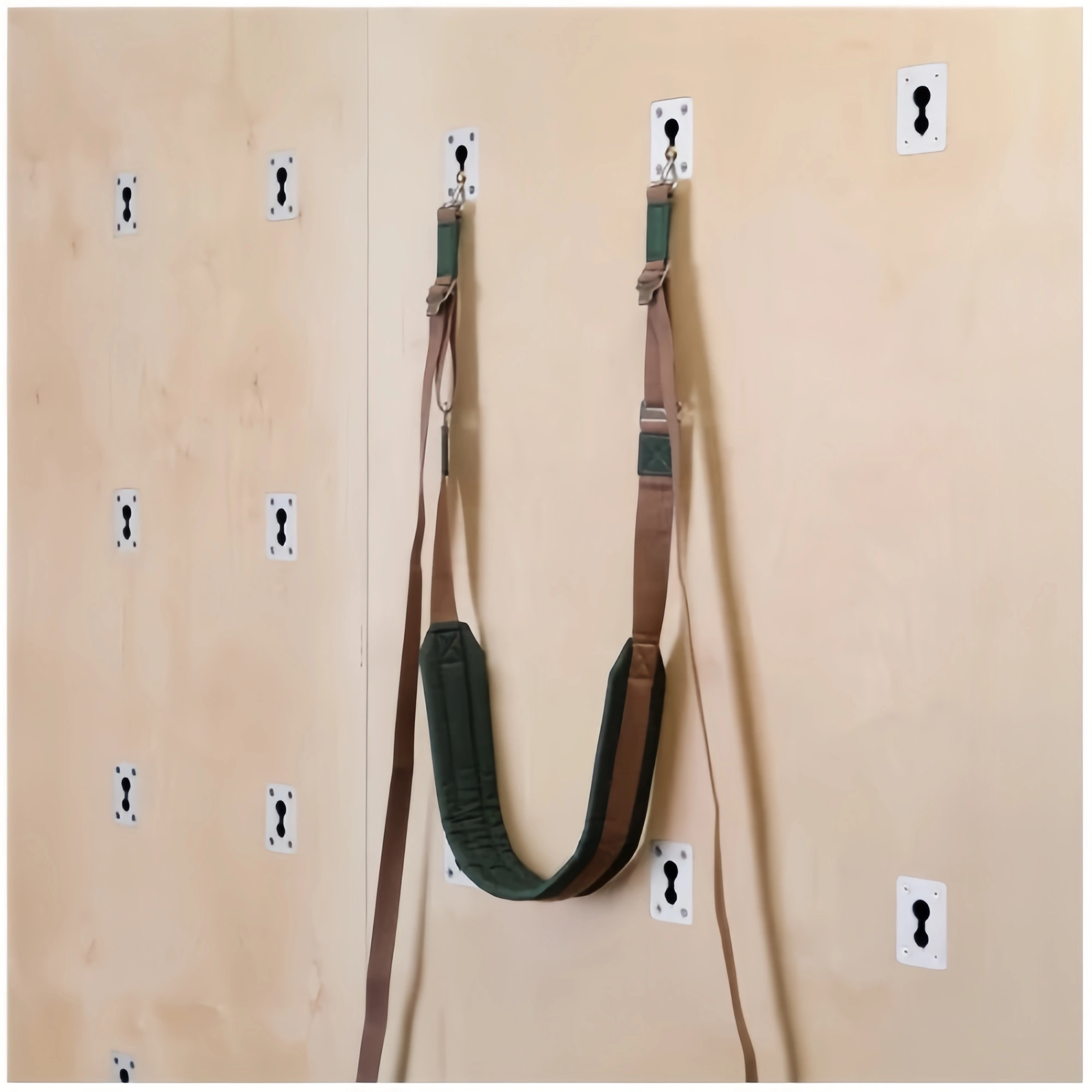 Yoga Wall Pelvic Swing Set – Adjustable Support Sling with Wall Belts for Stretching, Mobility & Inversions