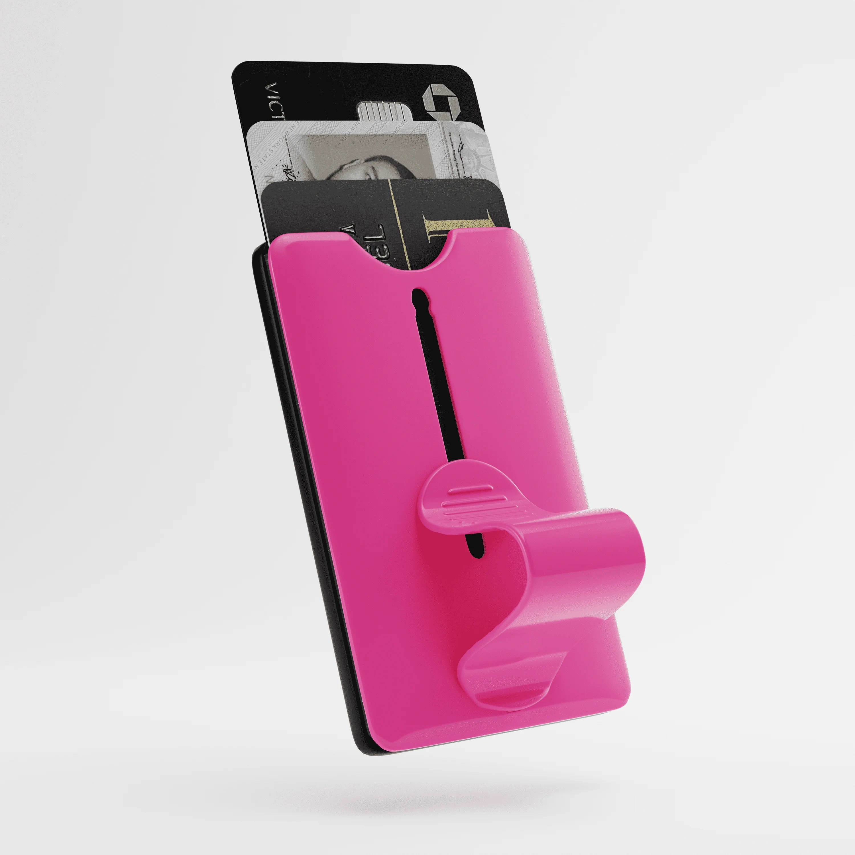 Wallet with MagSafe Compatibility – Holds 3 Cards, Finger Loop & Kickstand, RFID Blocking, Waterproof