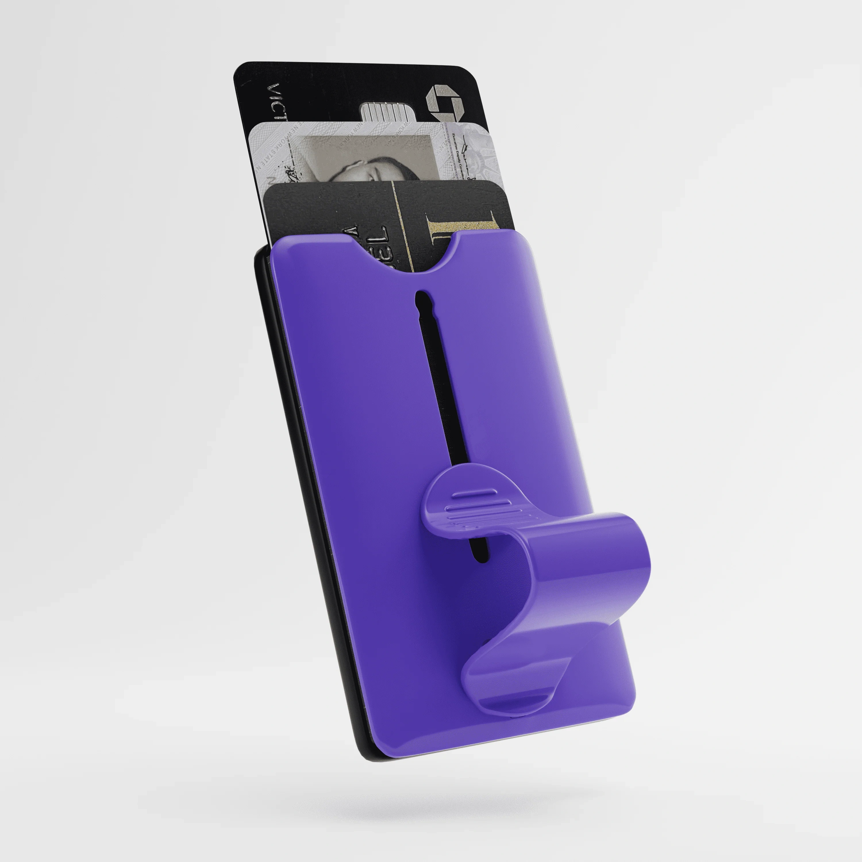 Wallet with MagSafe Compatibility – Holds 3 Cards, Finger Loop & Kickstand, RFID Blocking, Waterproof