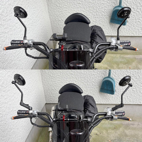 Motorcycle Rearview Mirror Riser Set