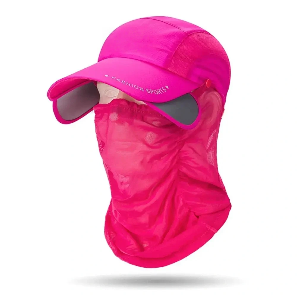 Retractable Brim Sun Hat – UPF 50+ UV Protection, Neck Flap, Breathable, for Fishing, Hiking & Outdoor Work