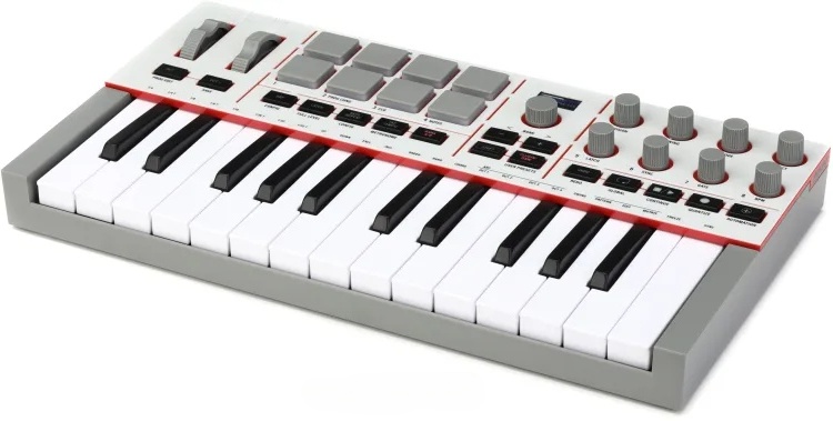 THE MOST SUBSTANTIAL MPK MINI REDESIGN YET Real Pitch & Mod Wheels. Full-Color Screen. 1,000+ Pro Sounds.