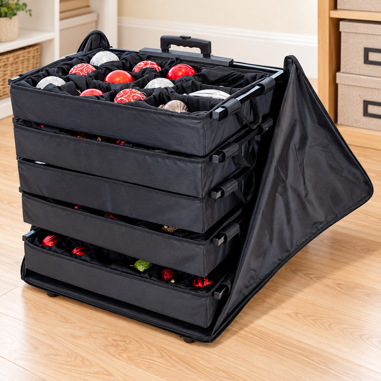 Adjustable Christmas Ornament Storage Organizer