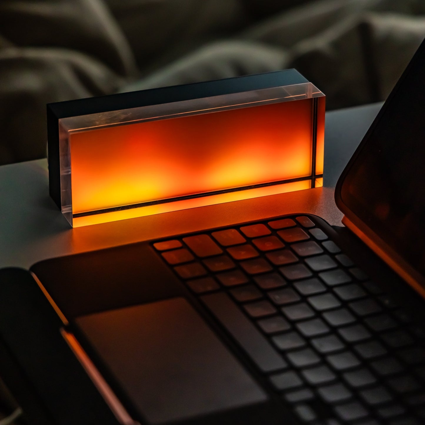 Neon Crystal Cube Ambient Light