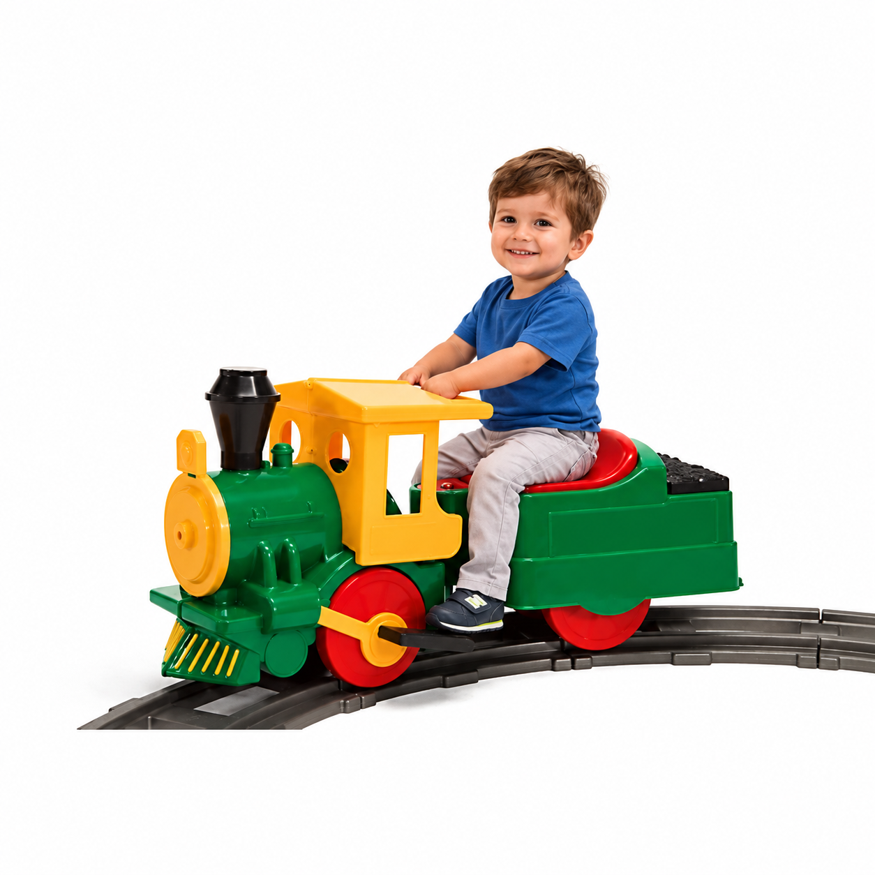 Kids Electric Ride-On Train with Track