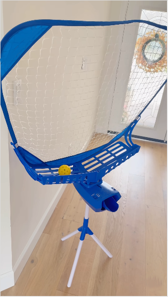 SOLO PICKLEBALL TRAINER – Launches, Recovers, Repeats – No Partner Needed