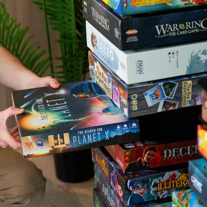 djustable Board Game Storage Tower