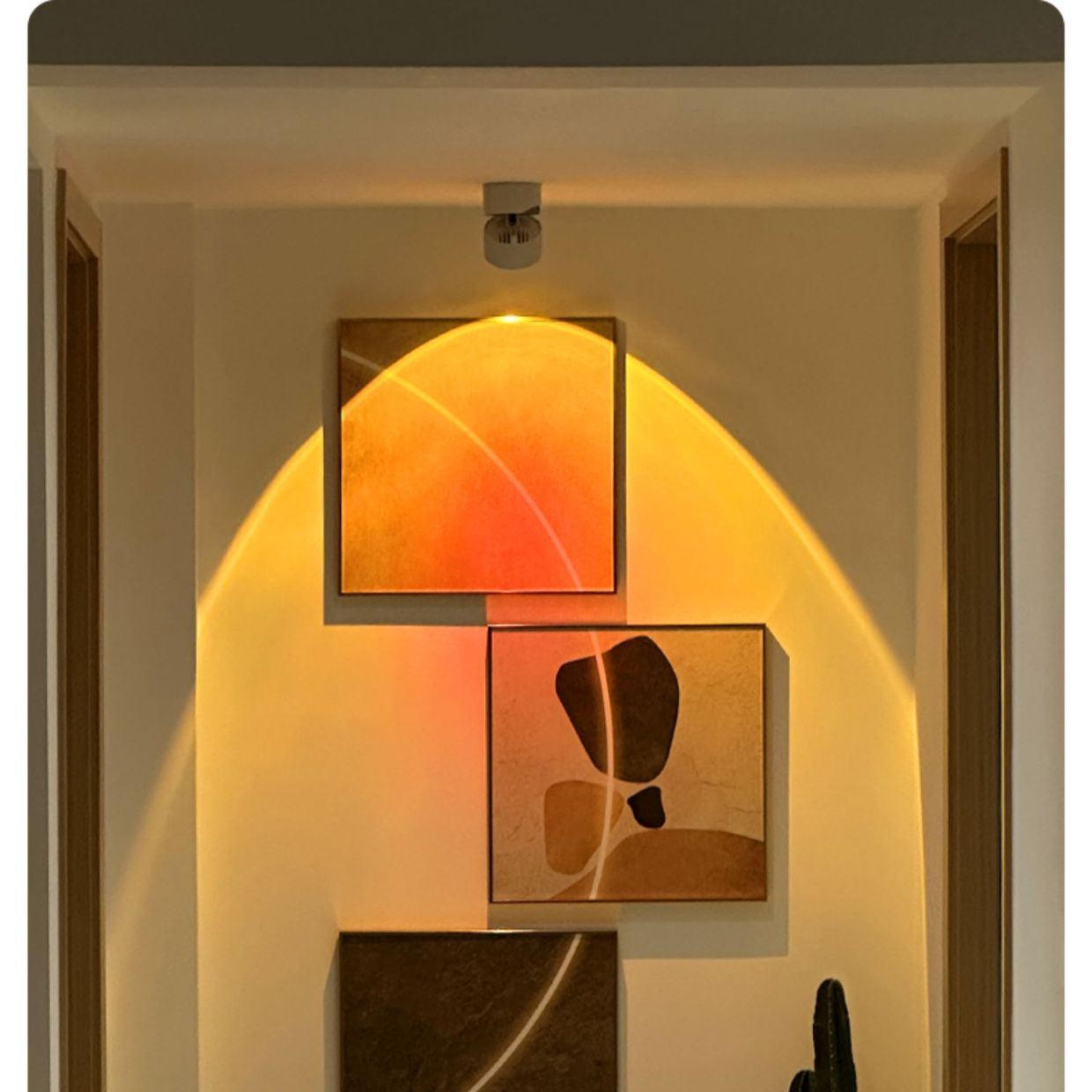 Sunset Wall Washer Light – Adjustable LED Spot Lamp for Living Room, Bedroom & Commercial Ambiance