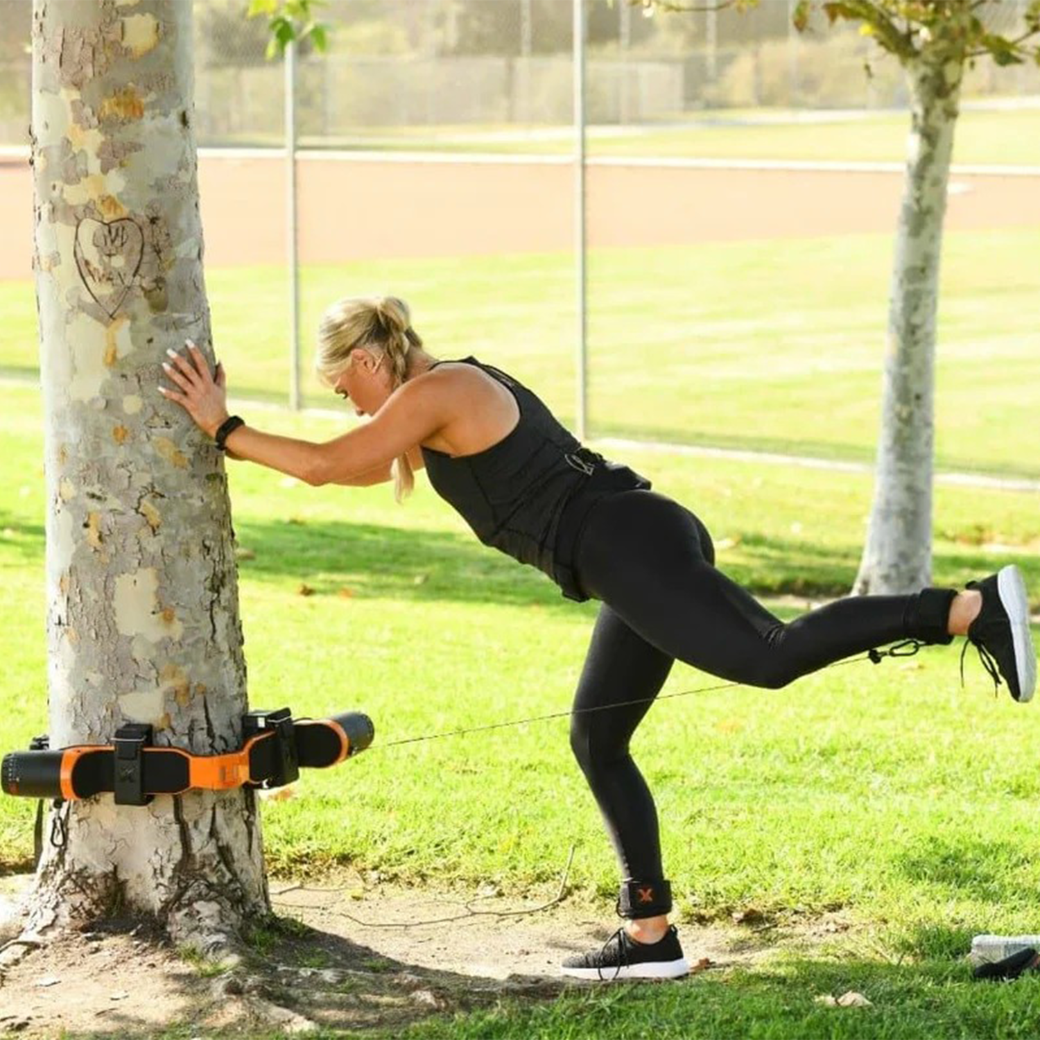 Foldable Cable Resistance Trainer for Full-Body Strength Workouts