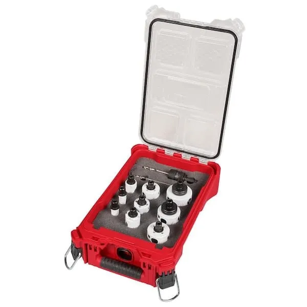 12 HOLE SAWS, 1 ARBOR – Quik‑Lok System That Just Works