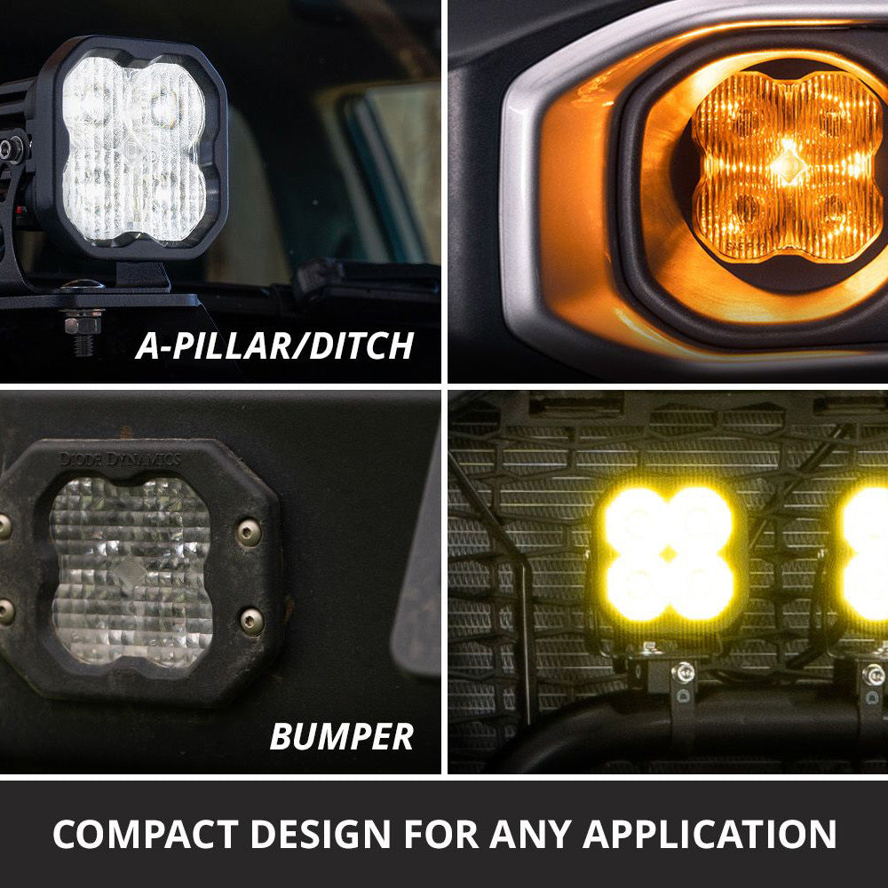 3-Inch Yellow LED Driving Light