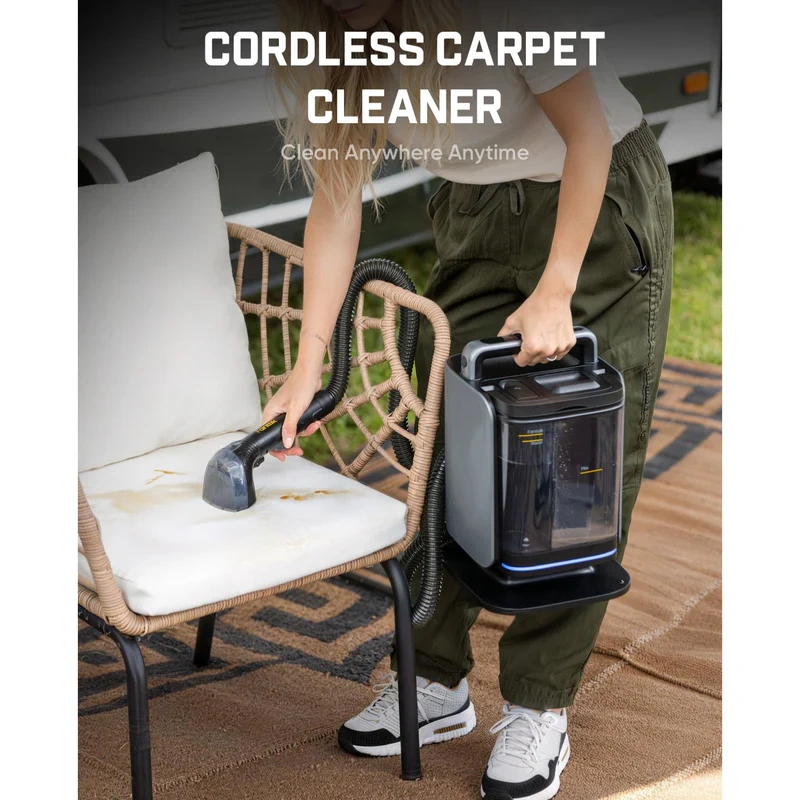 Cordless Portable Carpet & Upholstery Cleaner