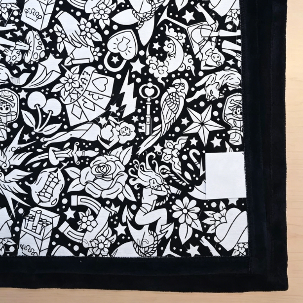 Creative Colorable Cotton Canvas Blanket