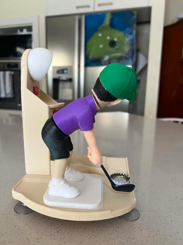 Custom Golfer Bottle Opener