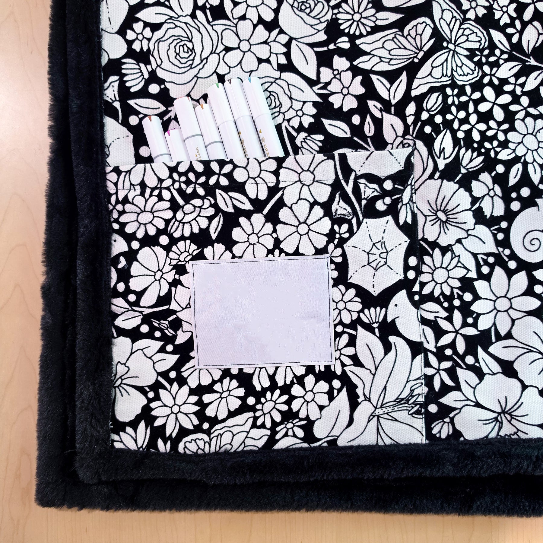 Creative Colorable Cotton Canvas Blanket