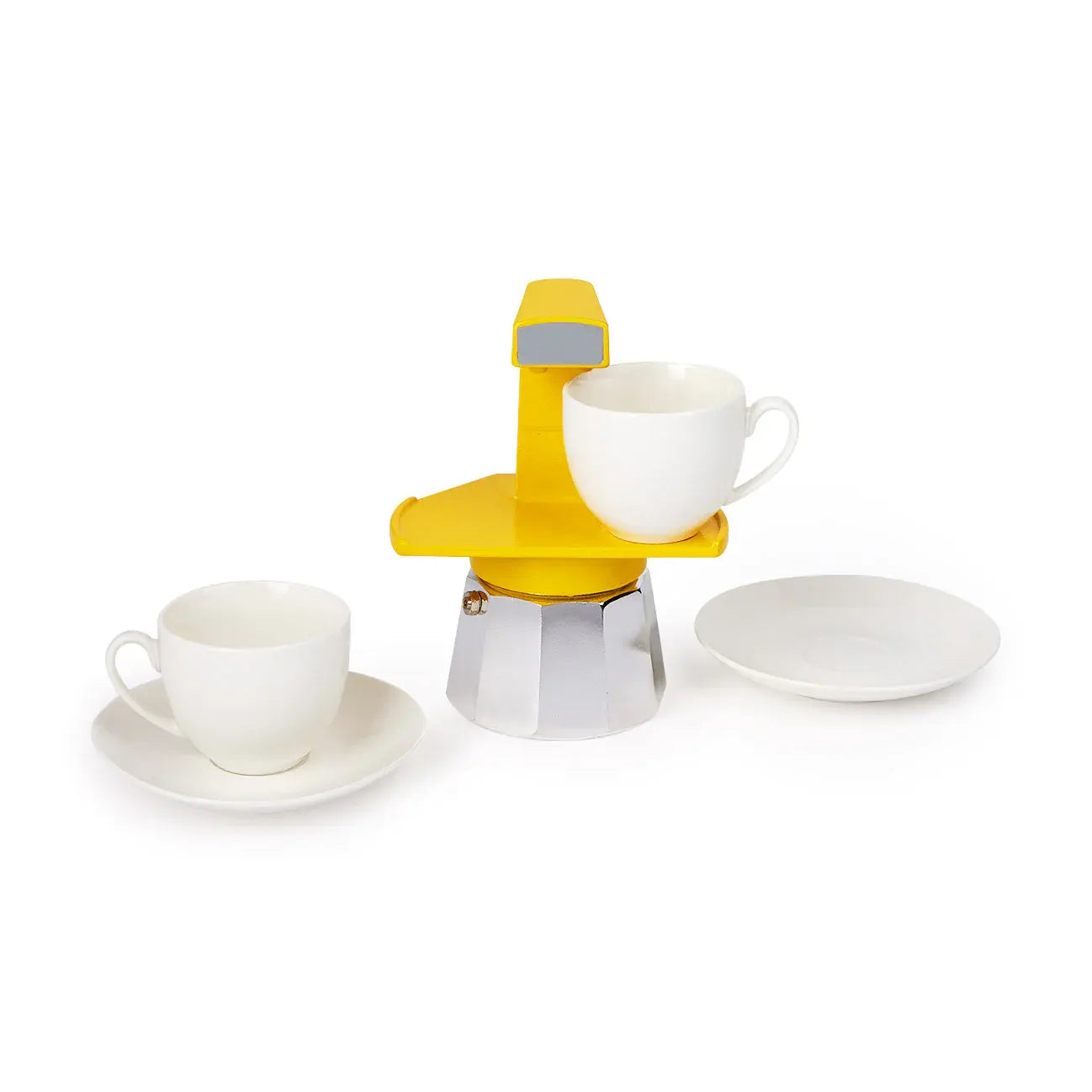 Dual Cup Italian Stove Top Espresso Maker Set