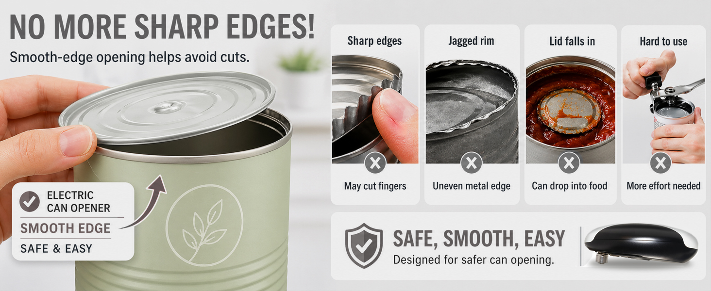 can opener smooth edge