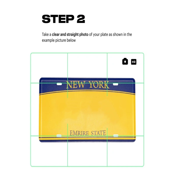 Custom-Cut License Plate Nanofilm