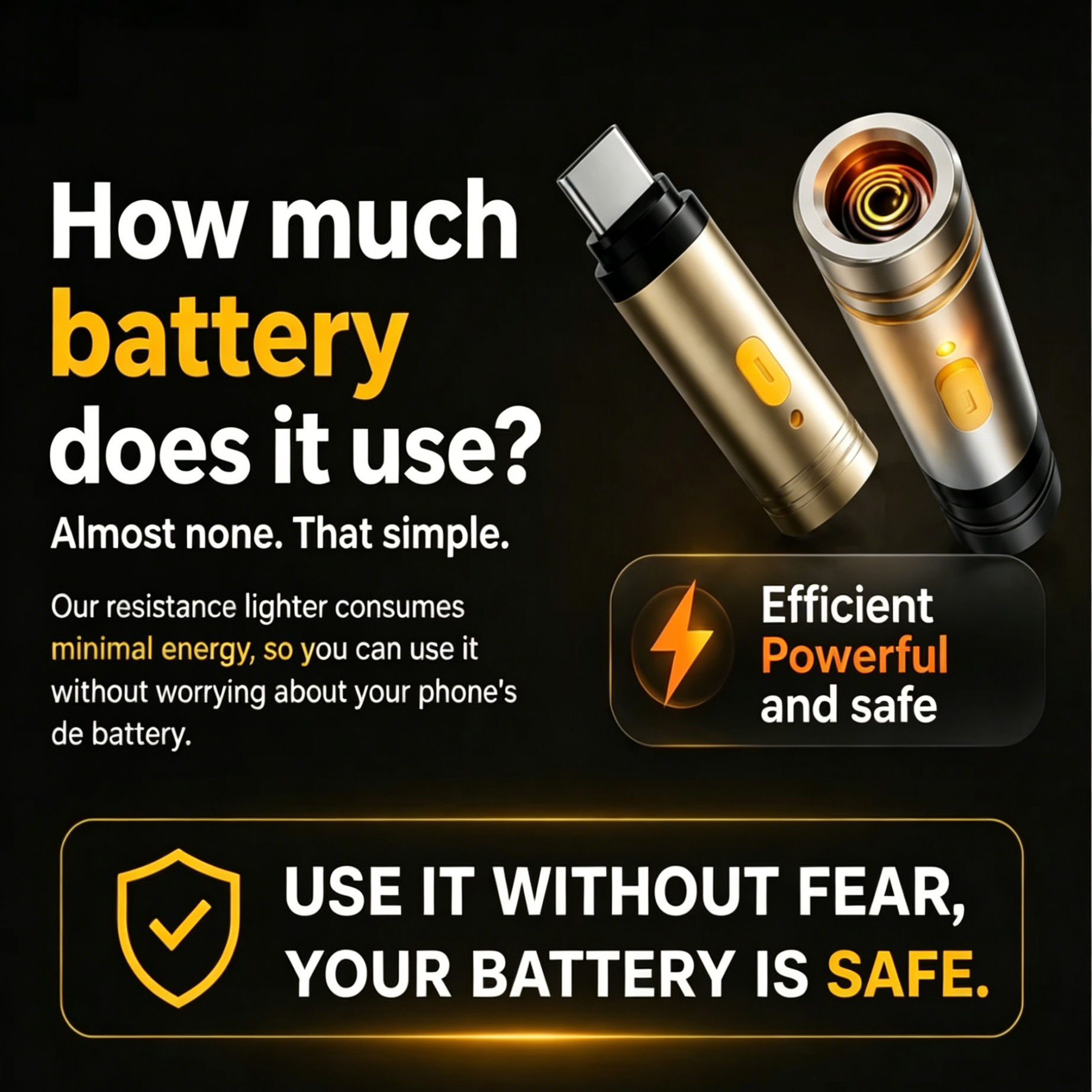 Portable Type-C Electric Igniter