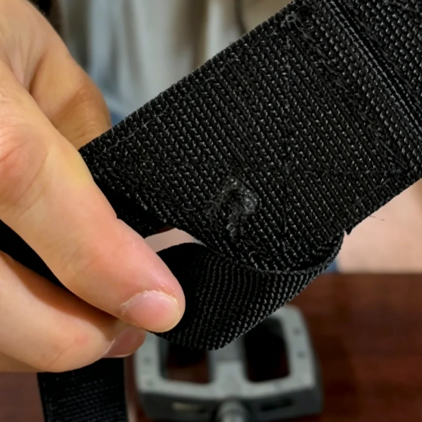 Adjustable bicycle pedal straps