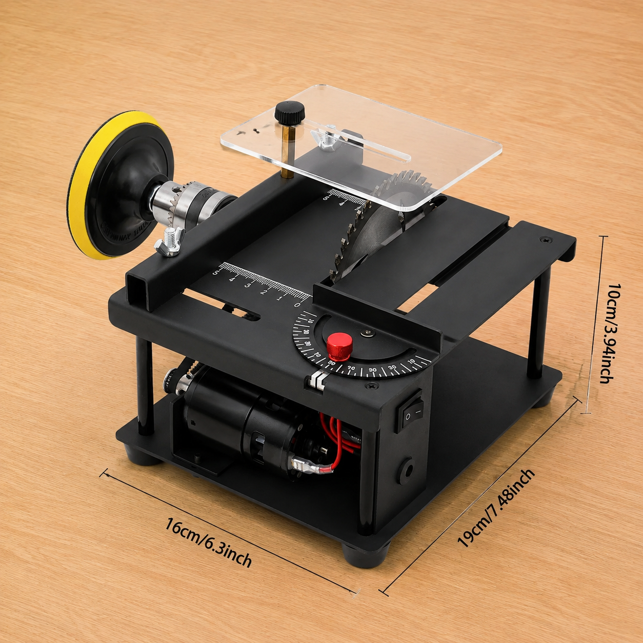 Desktop Precision Table Saw for DIY Makers and Woodworking Enthusiasts