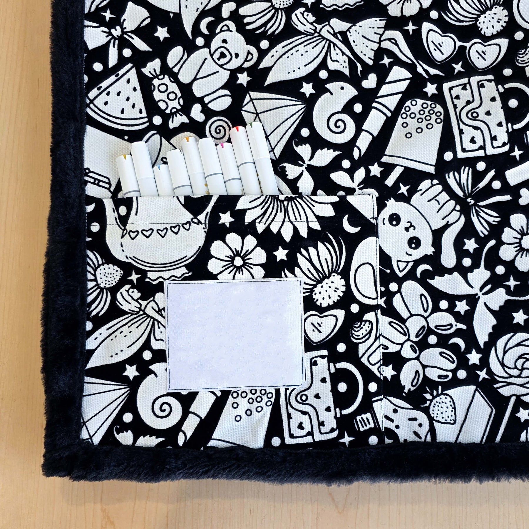 Creative Colorable Cotton Canvas Blanket