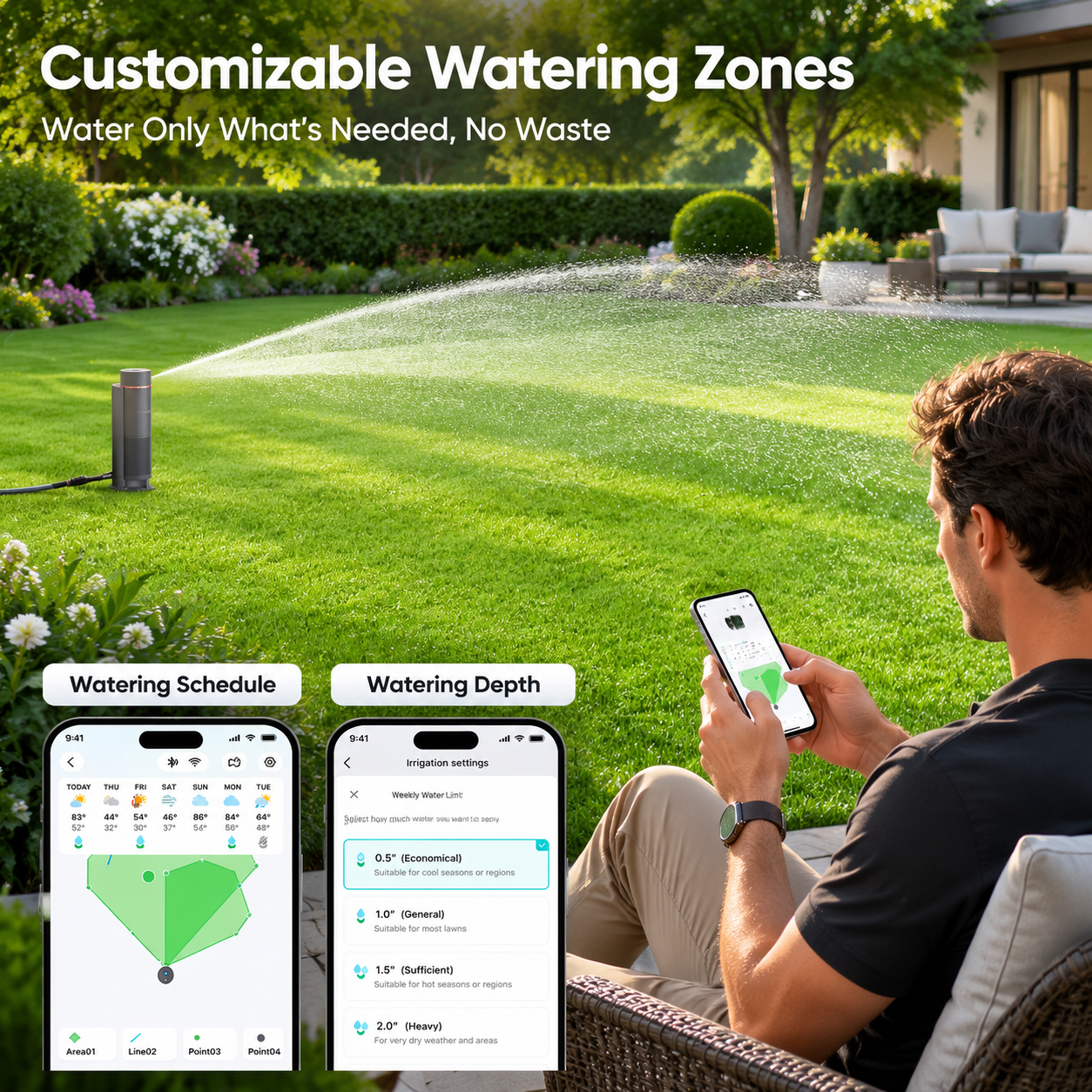 App Controlled Lawn Watering System with 10 Zones