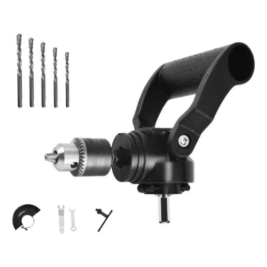 90-Degree Right Angle Drill Extension Attachment – Drill Accessory for Easy Access to Hard-to-Reach Areas