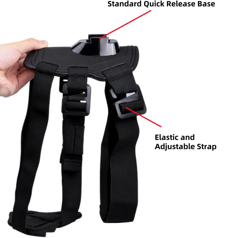 Adjustable Dog Camera Harness Mount