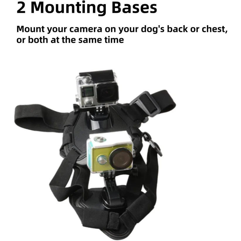Adjustable Dog Camera Harness Mount
