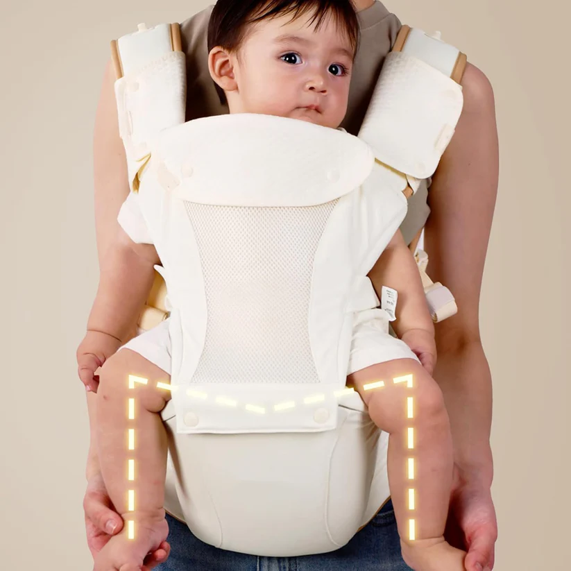 Baby Carrier with Hip Seat – All-Position Breathable Mesh