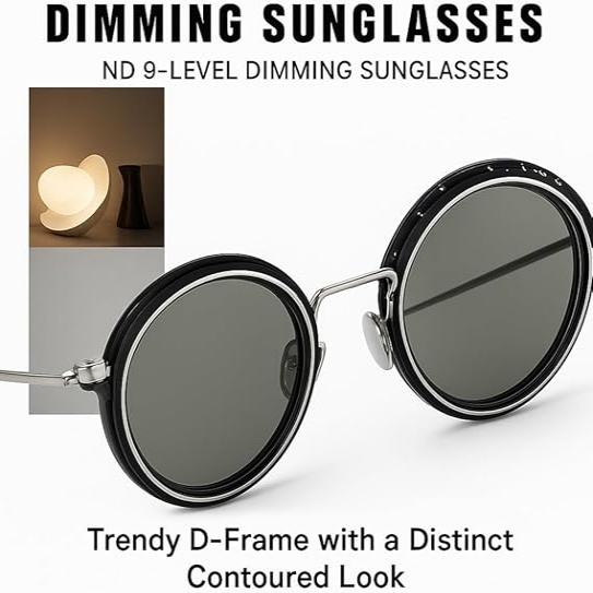 Adjustable Tint Retro Sunglasses