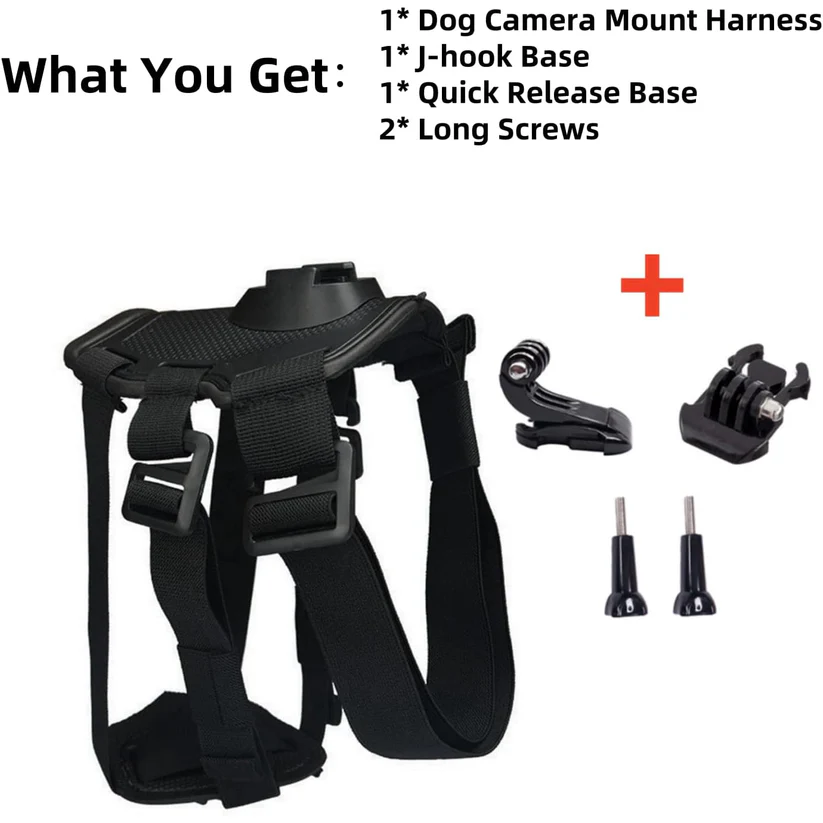 Adjustable Dog Camera Harness Mount